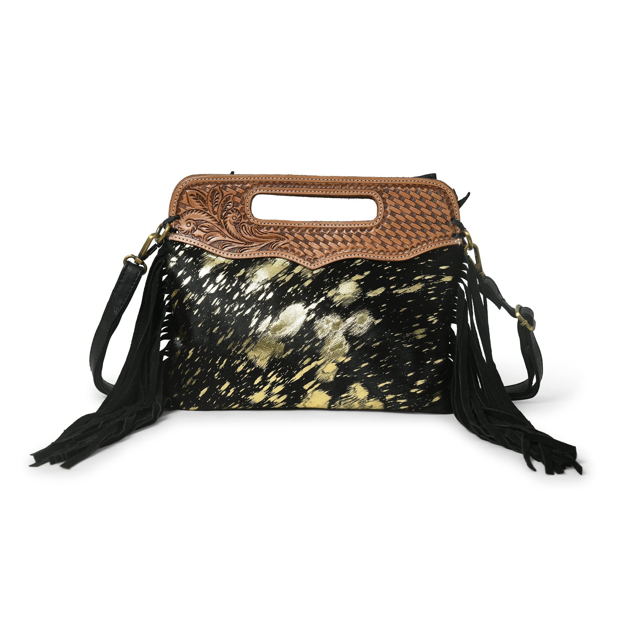 6917 Bag Cowhide Leather Stylish Crossbody Handbags Adjustable Western 6917 Bag Cowhide Leather Stylish Crossbody Handbags Adjustable Western